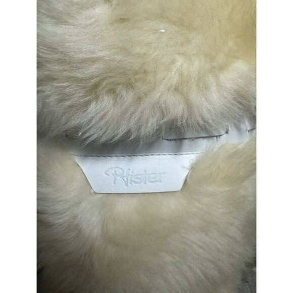 Vintage Pfister White Off Faux Fur Knee Boots size 6.5 - Picture 7 of 16